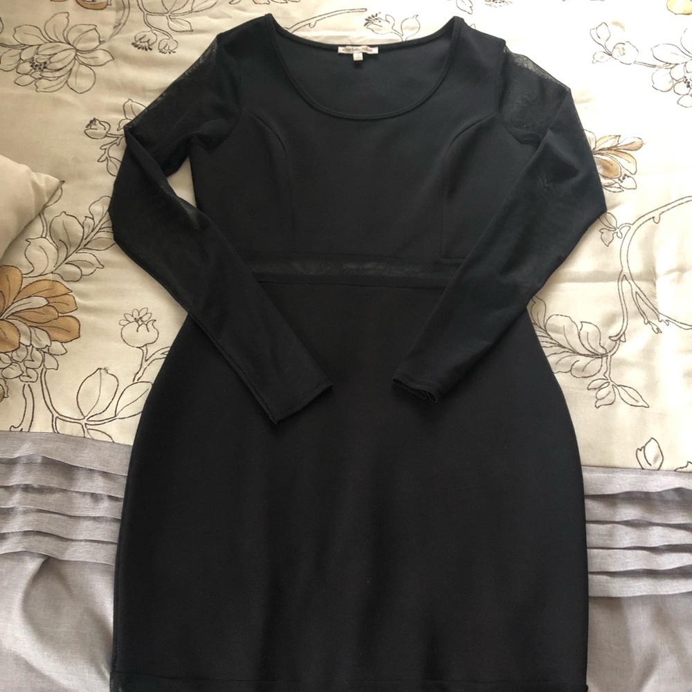 Black Mesh Dress